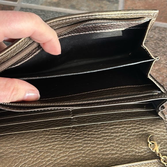 Gucci Marmont Chain Flap Leather Wallet ~ GUC - Picture 7 of 16